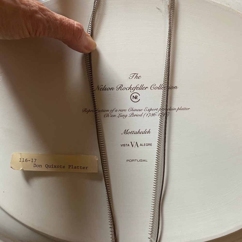 Nelson Rockefeller collection, oval platter - Picture 2 of 3